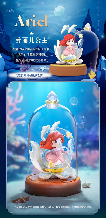 Blindbox Disney Princess D-Baby Series Glass Flower Shadow: 1Box (6pcs)