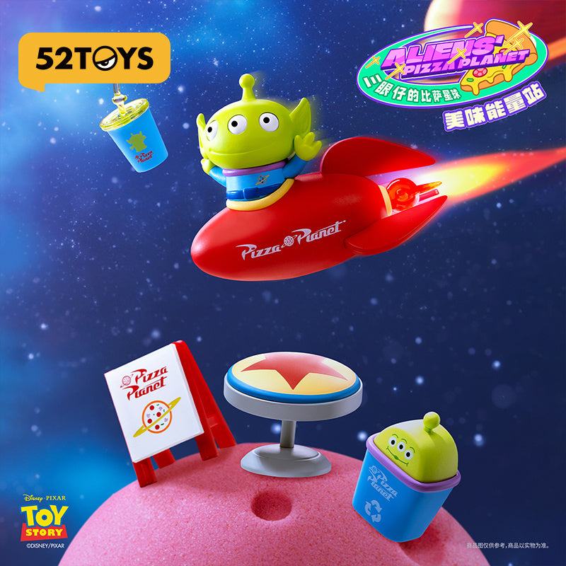 BLINDBOX TOY STORY ALIENS' PIZZA PLANET 1Box 8pcs