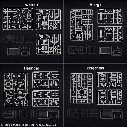 1/144 Xenogears Structure Arts Plastic Model Kit Series Vol.1 All 4 Types Box