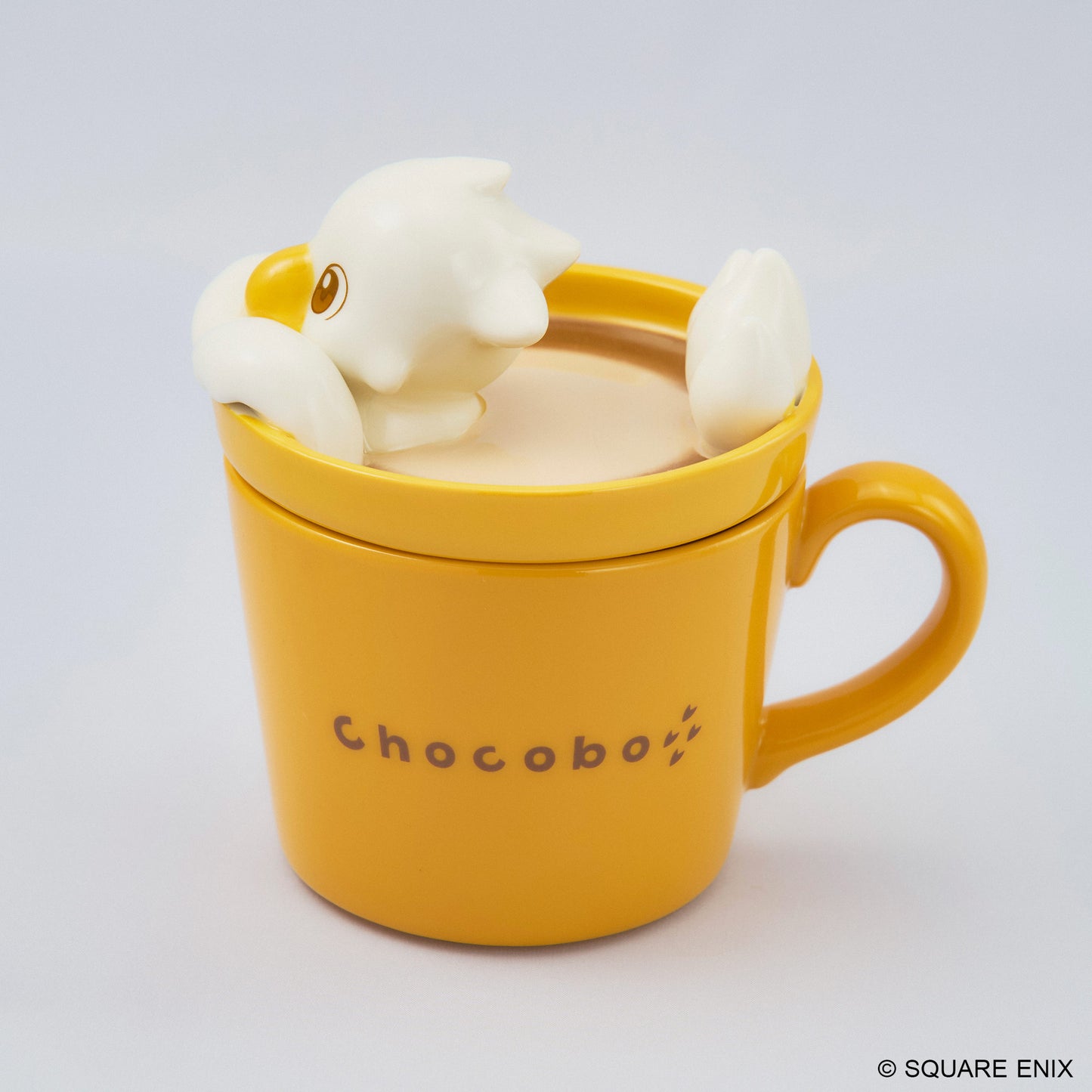 Final Fantasy Latte Art Figure Mug Chocobo