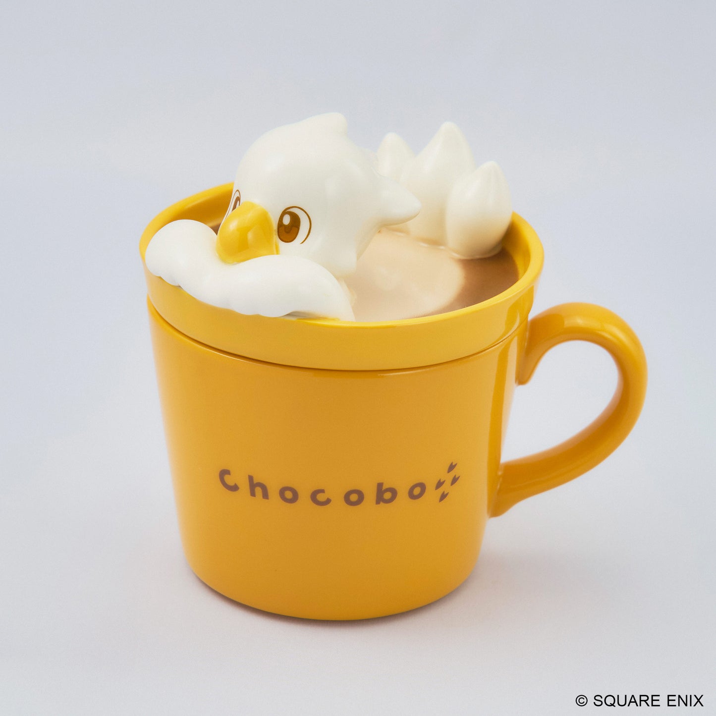 Final Fantasy Latte Art Figure Mug Chocobo