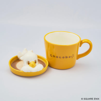 Final Fantasy Latte Art Figure Mug Chocobo