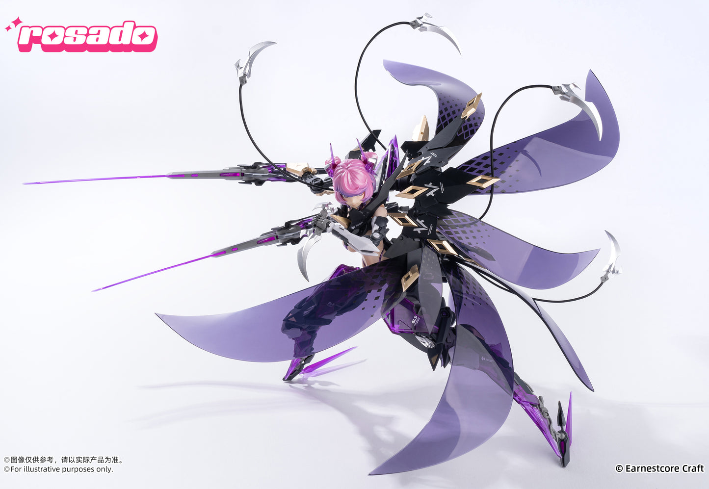 1/10 rosado Project RS-02 Seika Black Iris