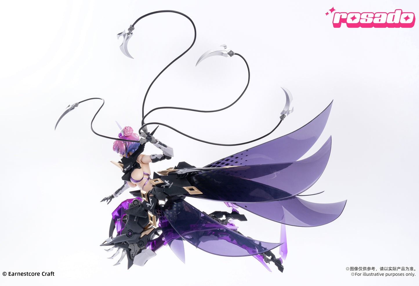 1/10 rosado Project RS-02 Seika Black Iris