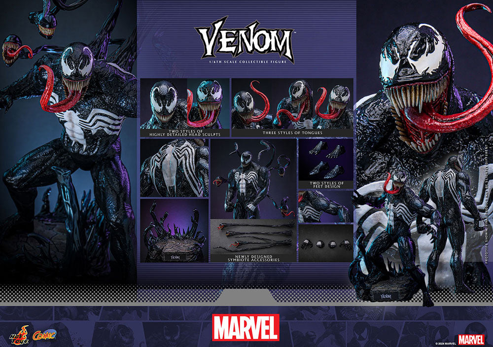 1/6 Comic Masterpiece - Scale Fully Poseable Figure: Marvel Comics - Venom