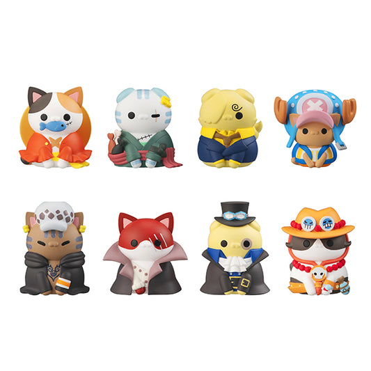 MEGA CAT PROJECT ONE PIECE NyanPieceNyan Vol.1 - I’m gonna be king of Paw-rates ！！(SET of 8pcs)