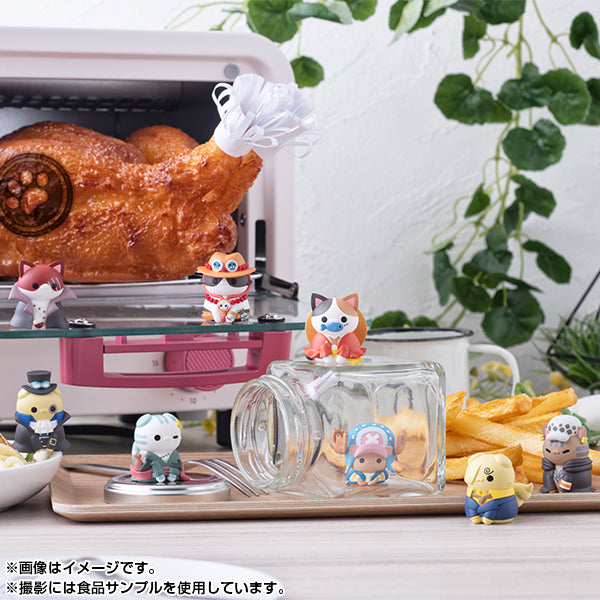 MEGA CAT PROJECT ONE PIECE NyanPieceNyan Vol.1 - I’m gonna be king of Paw-rates ！！(SET of 8pcs)