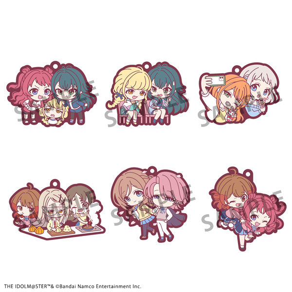 RUBBER MASCOT BUDDYCOLLE  - Gakuen IDOLM?STER (SET of 6pcs)