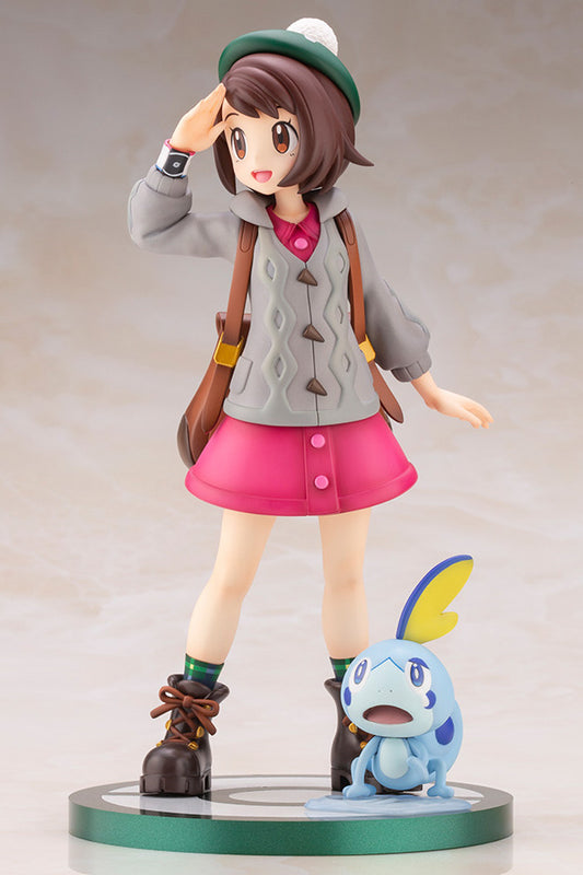 1/8 Pokemon Sword and Shield: Gloria with Sobble ARTFX J Statue (Reissue)