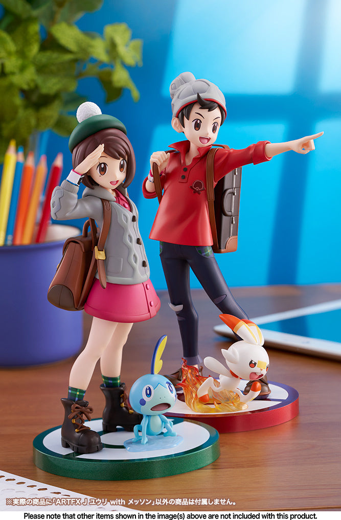 1/8 Pokemon Sword and Shield: Gloria with Sobble ARTFX J Statue (Reissue)