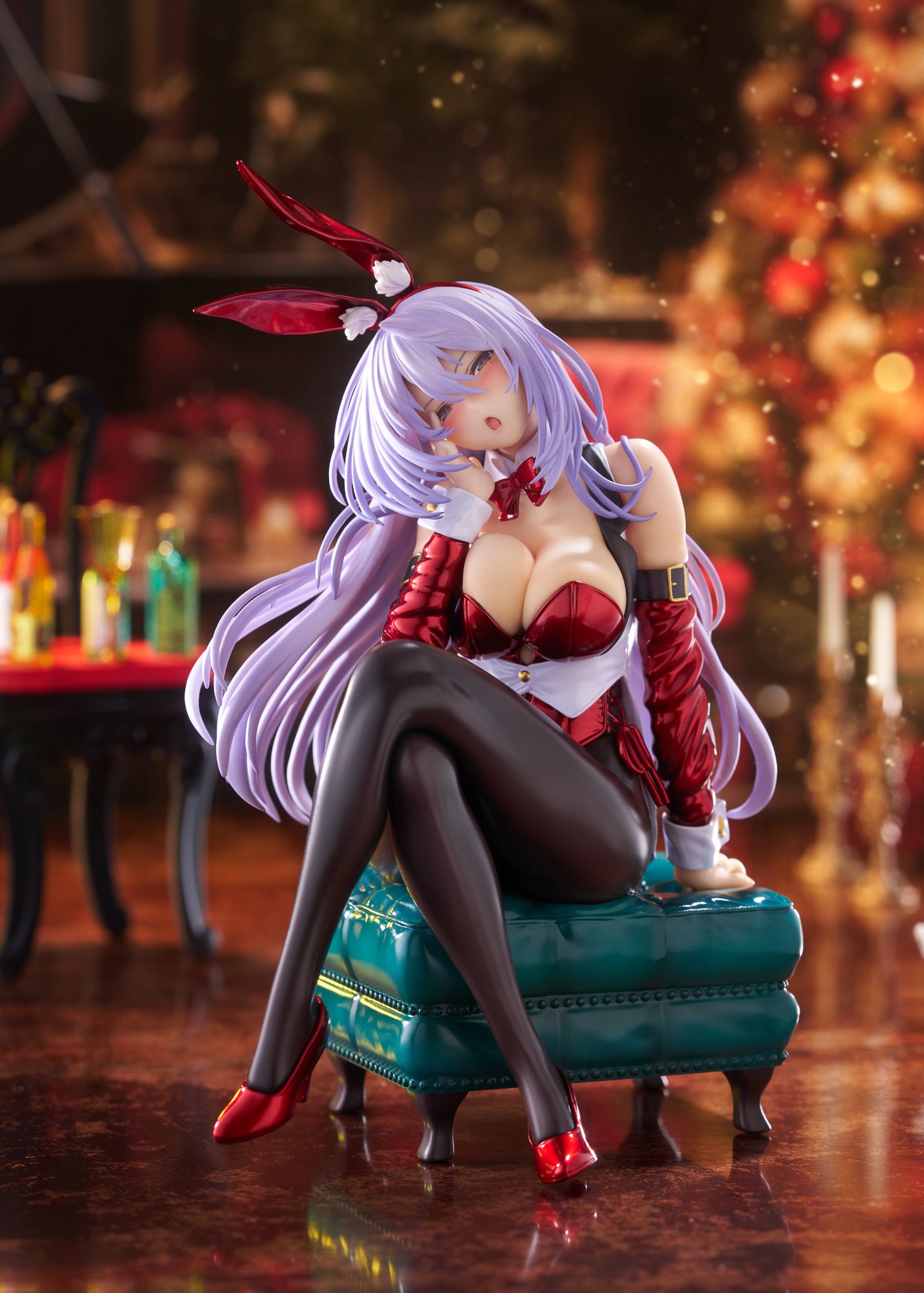 1/7 Hanikami Kanojo: Tsuduri Amagasa Bunny Style (Xmas Santa Color)