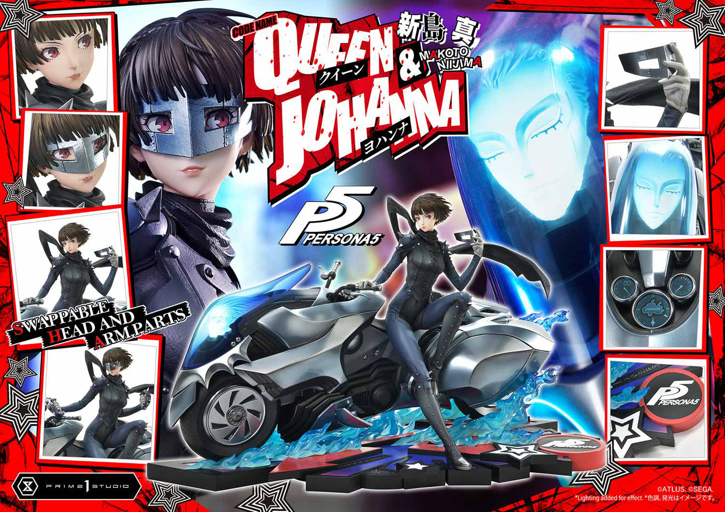 1/4 Premium Masterline Persona 5 Makoto Niijima (Queen) & Johanna