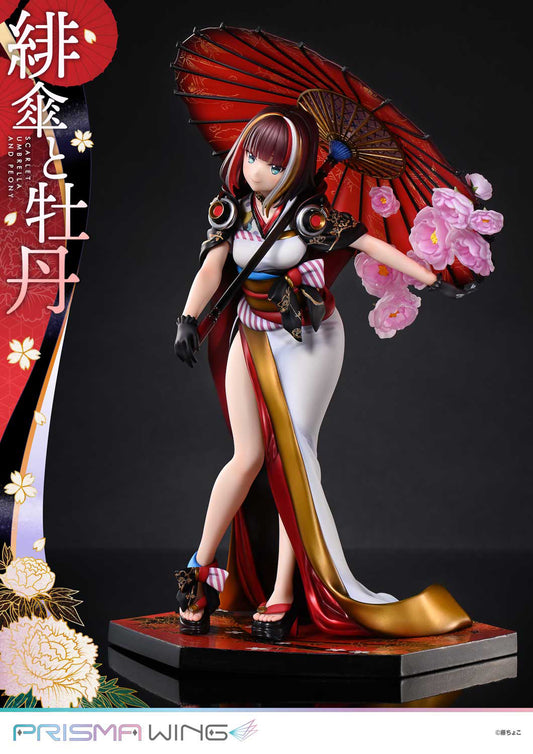 1/7 PRISMA WING Fujichoco's Original Illustration Scarlet Umbrella And Peony