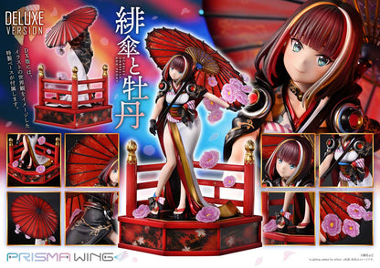 1/7 PRISMA WING Fujichoco's Original Illustration Scarlet Umbrella And Peony Deluxe Version