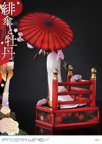 1/7 PRISMA WING Fujichoco's Original Illustration Scarlet Umbrella And Peony Deluxe Version