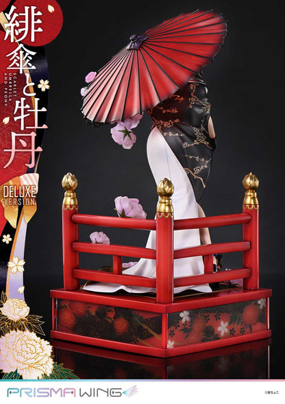 1/7 PRISMA WING Fujichoco's Original Illustration Scarlet Umbrella And Peony Deluxe Version