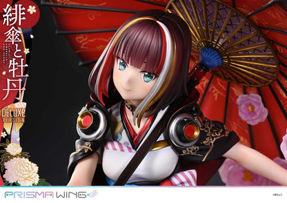 1/7 PRISMA WING Fujichoco's Original Illustration Scarlet Umbrella And Peony Deluxe Version