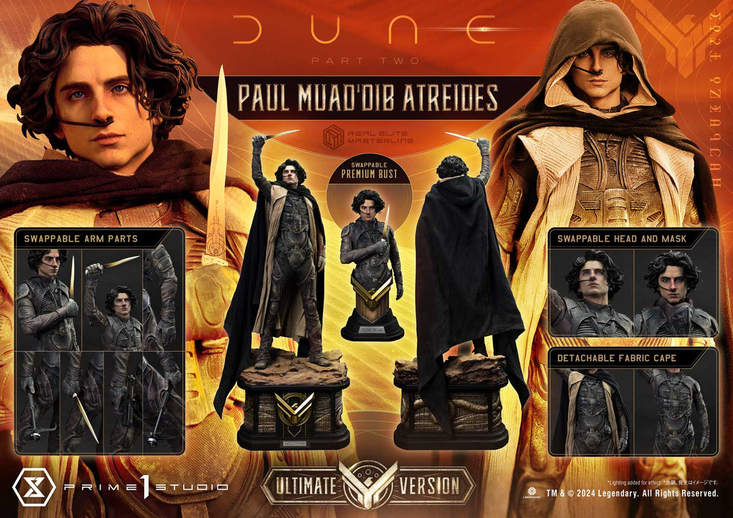 1/3 Real Elite Masterline Dune: Part Two Paul Atreides Ultimate Version