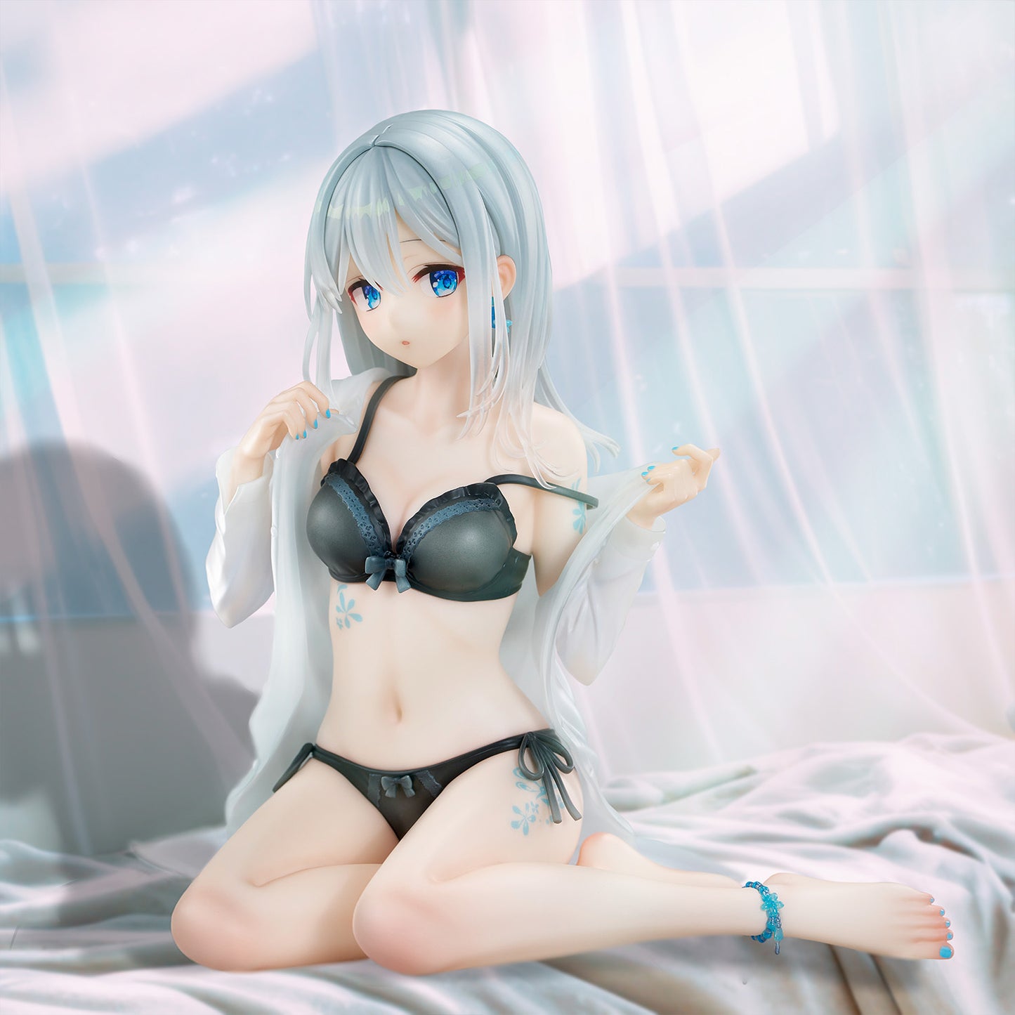 Fuumi Illustration
Silver-Haired Girl - Sky Blue Morning (Special Outfit Ver.)