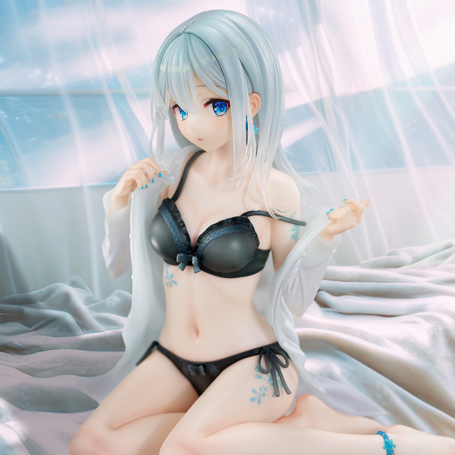 Fuumi Illustration
Silver-Haired Girl - Sky Blue Morning (Special Outfit Ver.)